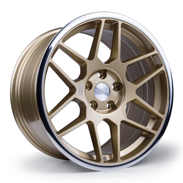 18x9.5 3SDM 0.09 5x112 et40 CB73.1 Gold Mirror Lip - 3SDM | Street