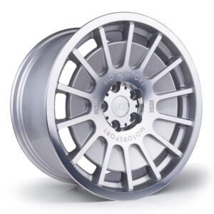 18×8.5 3SDM 0.66 5×100 et35 CB73.1 Silver Mirror Polished Face