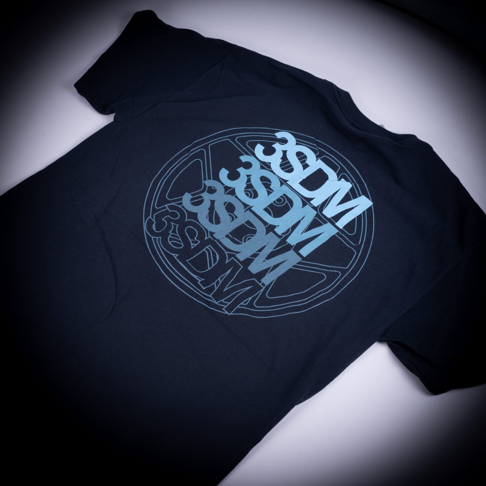 3SDM Gradient T-shirt | Red - Grey Print - Image 3