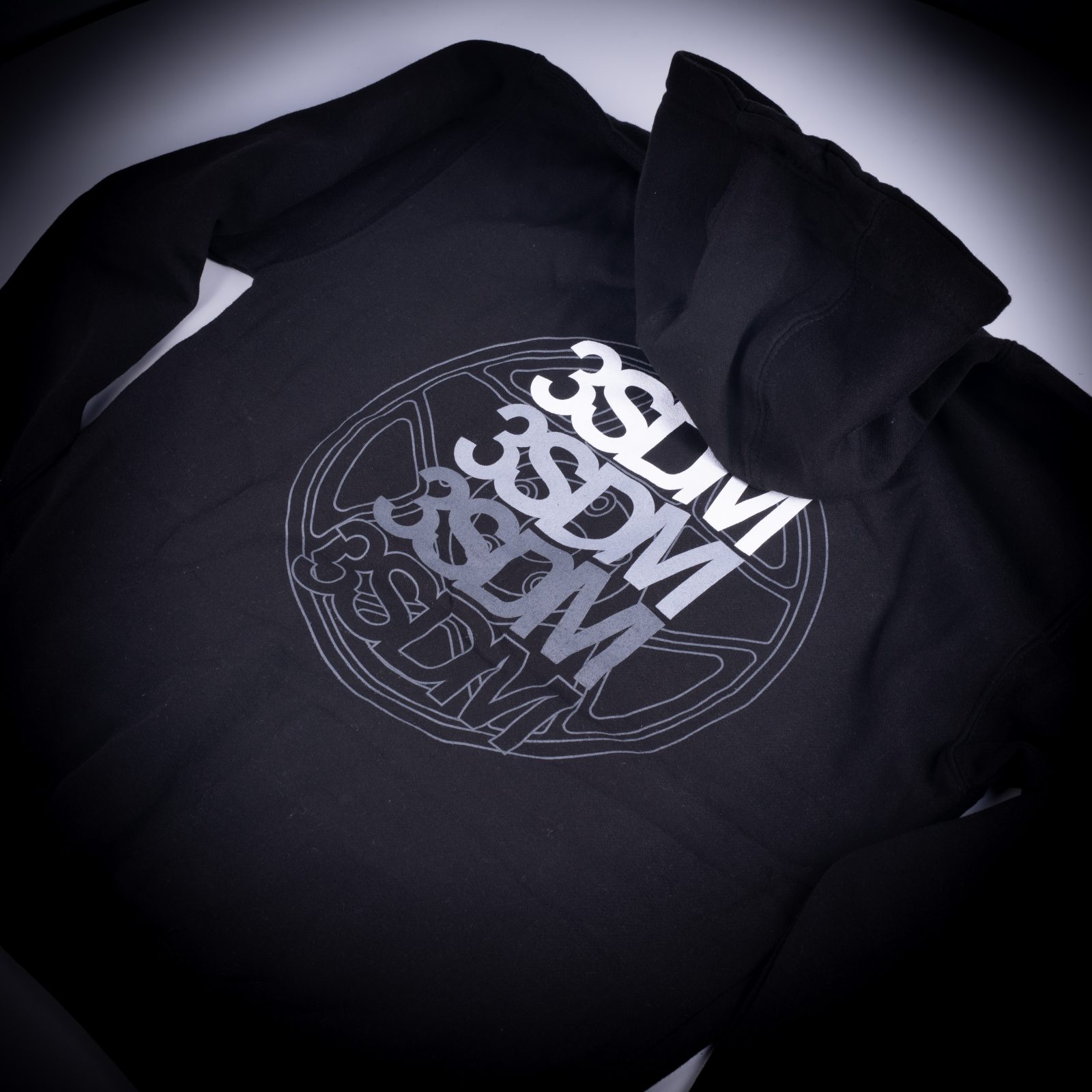 3SDM Gradient Hoodie | White Print - Image 3