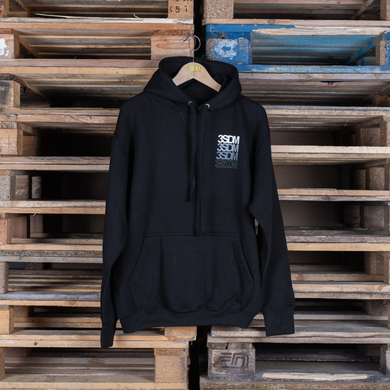 3SDM Gradient Hoodie | White Print - Image 2