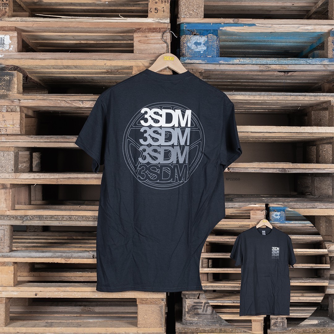 3SDM Gradient T-shirt | White Print