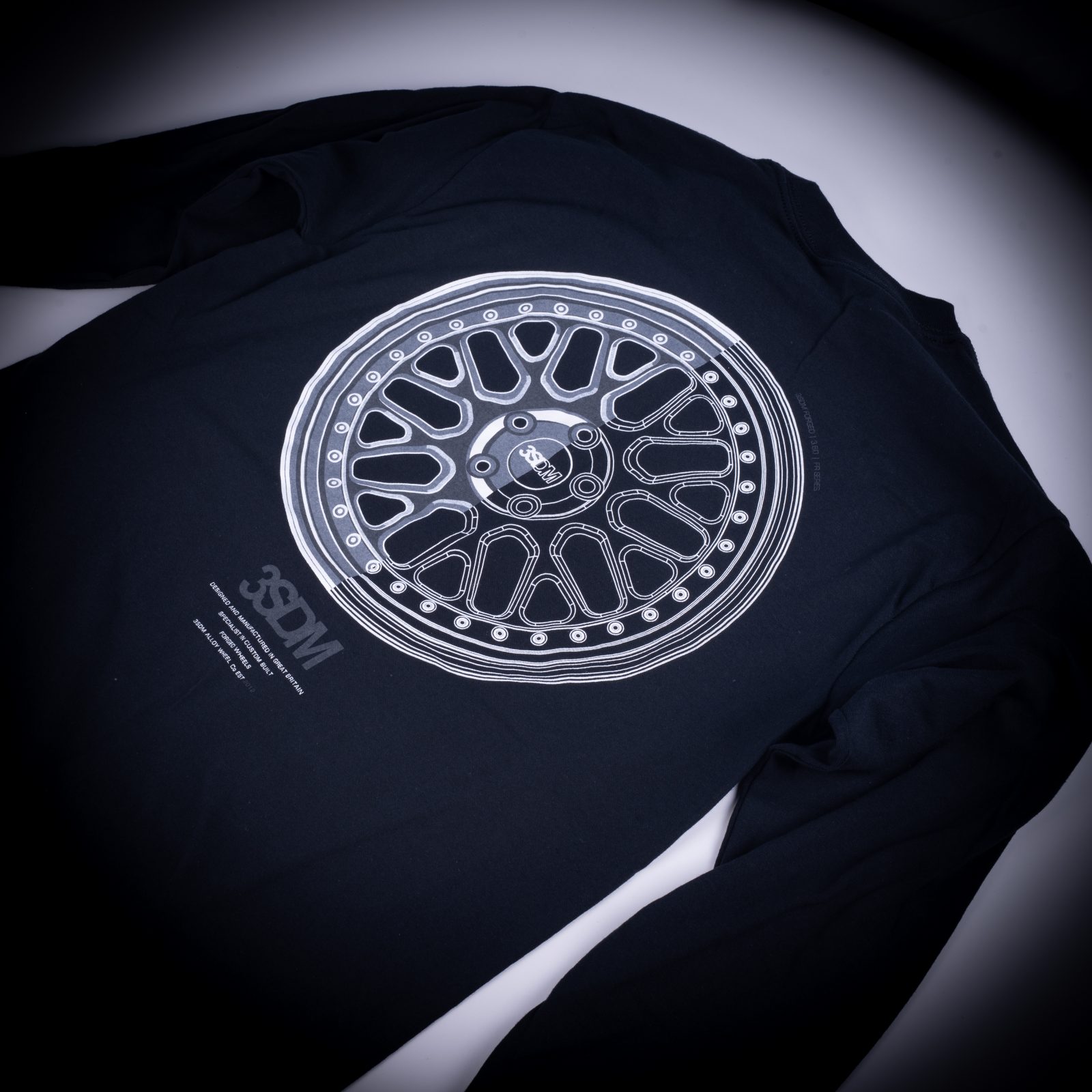 Forged Tee Longsleeve | Black & White - Image 3